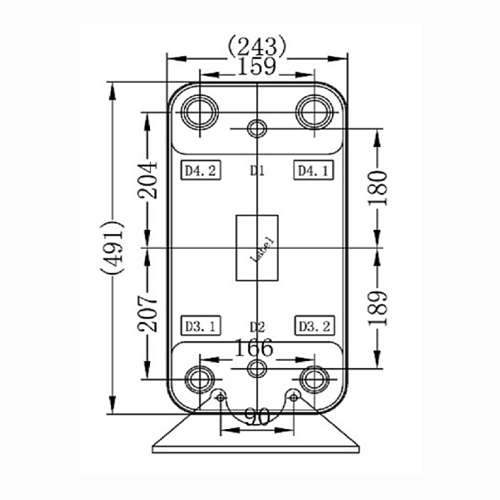 Паяный теплообменник HBL100D