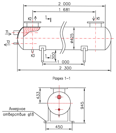 КС 400-2-2Х-8×0,8-54