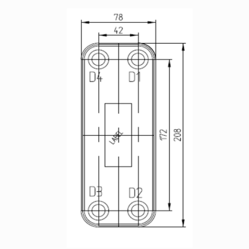 Паяный теплообменник BL16-D