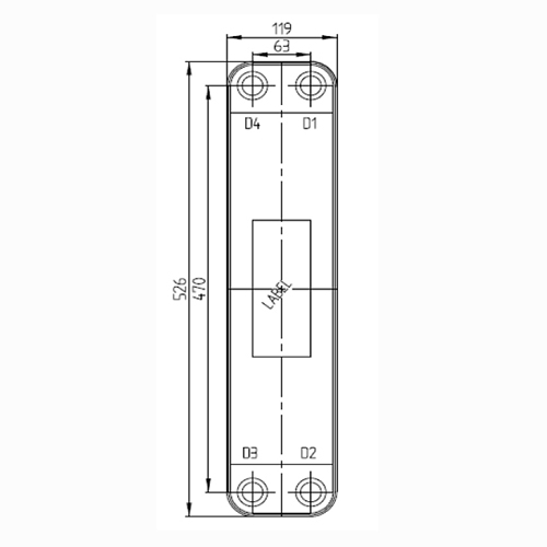Паяный теплообменник HBL60E