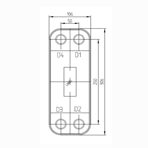 Паяный теплообменник HBL26W-D