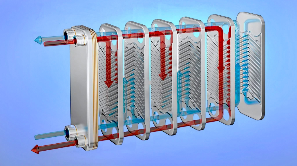 Паяный или разборный Heat Exchanger — примеры монтажных схем