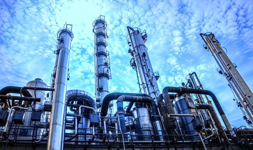 Пластинчатый теплообменник на газопереработке